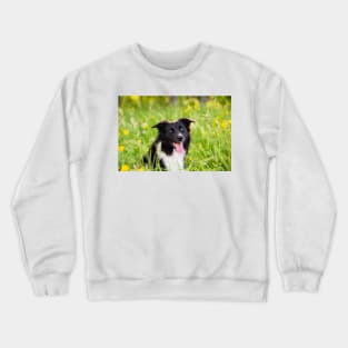 happy pup Crewneck Sweatshirt